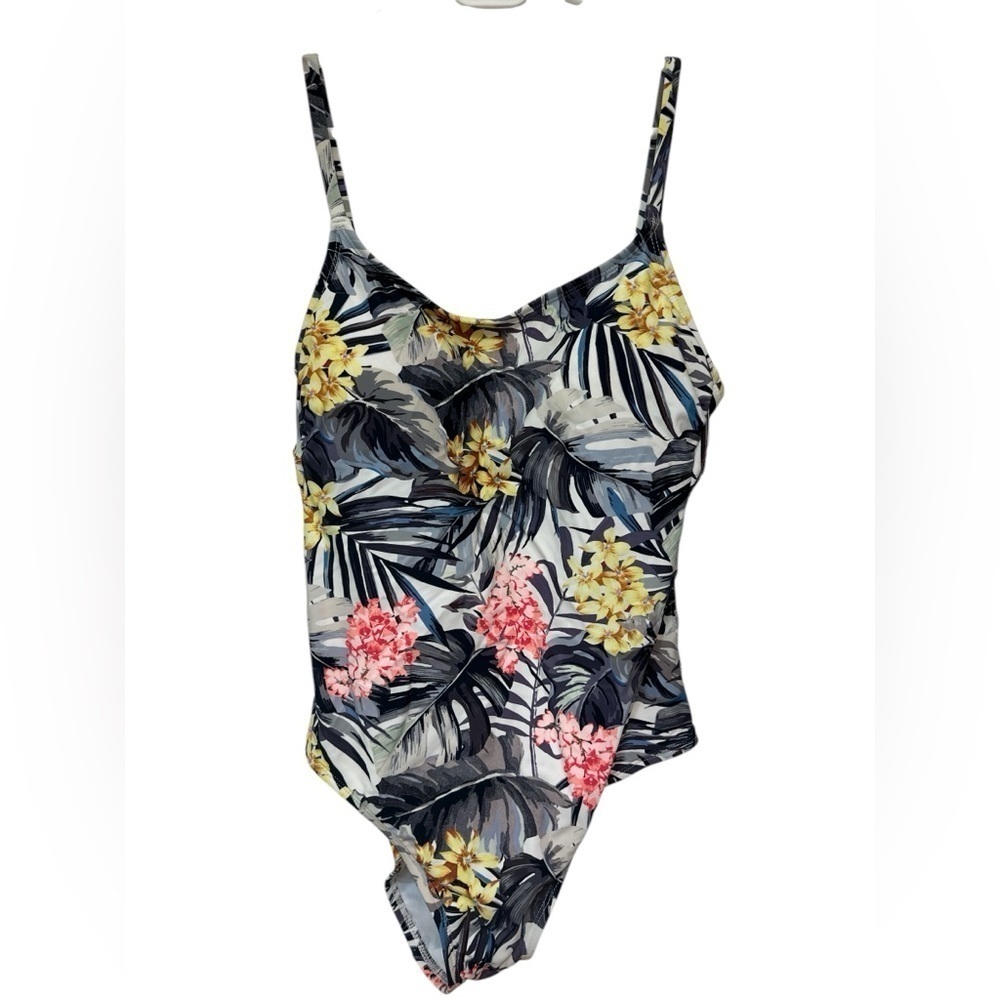 Hurley Women's One-Piece Tropical Print Swimsuit UFP 50+ New with Tags